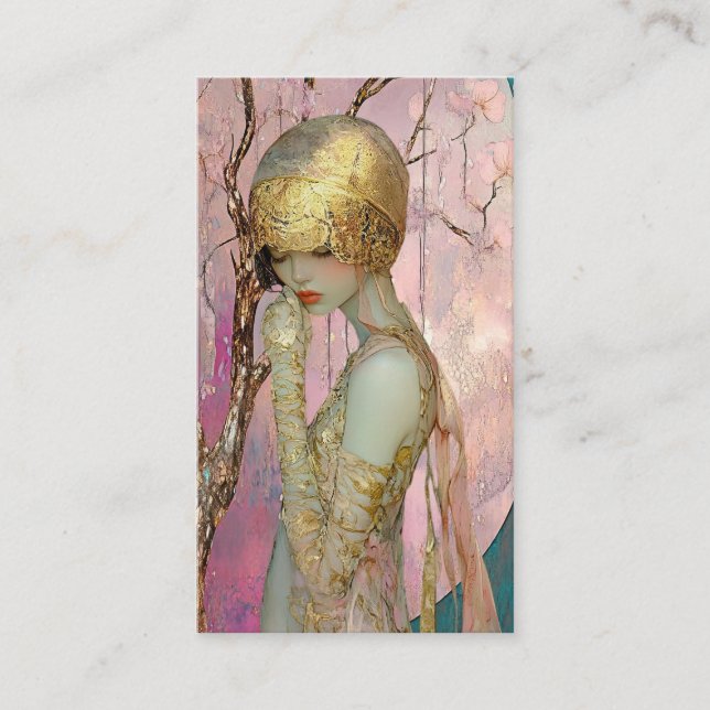 *~* *~* FD2 Nouveau Fantasy Ethereal Dreamlike 8 Business Card (Front)