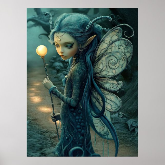*~* FD3 37 Enchanting Forest Nymph Fantasy  Poster (Front)