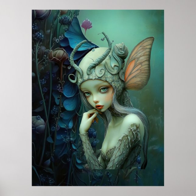 *~* FD3 Forest Nymph Fantasy Art 8 Poster (Front)