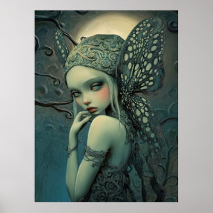 *~* FD3 Magical  Forest Nymph Fantasy 14 Poster