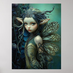 *~* FD3 Magical  Forest Nymph Fantasy 26 Poster