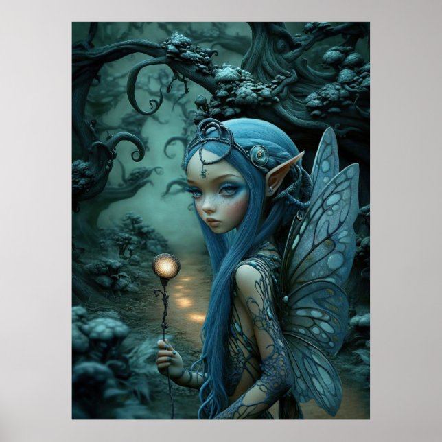 *~* FD3 Magical  Forest Nymph Fantasy 2 Poster (Front)