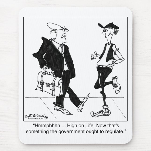 FDA Regulating Being High on Life Mouse Mat (Front)