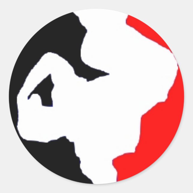 FDB Boy Classic Round Sticker (Front)