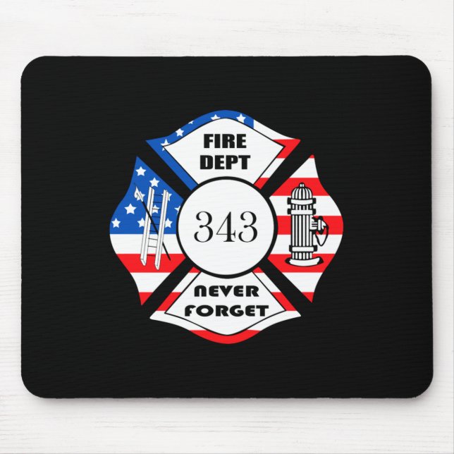 Fdny Fire Department City Of New York _1  Mouse Mat (Front)