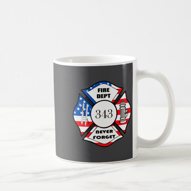 Fdny Fire Department City Of New York  Coffee Mug (Right)