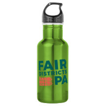 FDPA Lime Green Stainless Steel Water Bottle