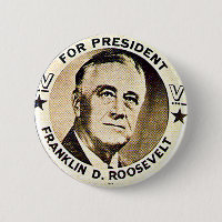 FDR 1940 - Button