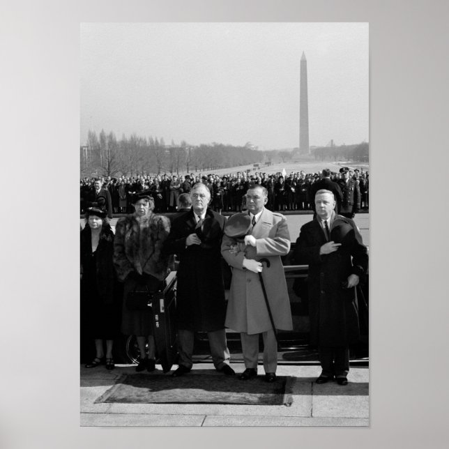 FDR Honouring Abraham Lincoln - 1940 Poster (Front)