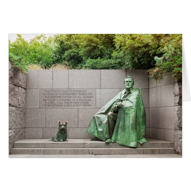 FDR Memorial in Washington DC (Front Horizontal)