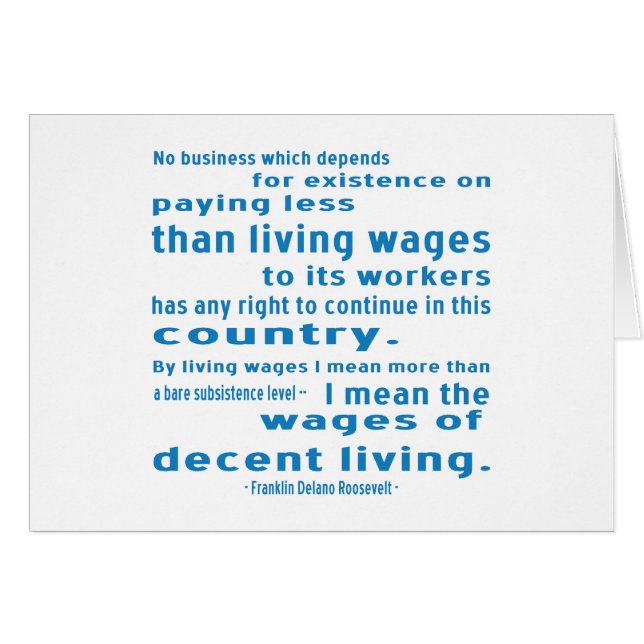FDR on Wages (Front Horizontal)