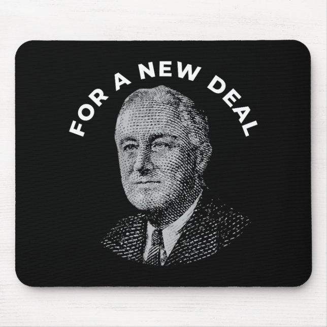 Fdr President Franklin Roosevelt New  Mouse Mat (Front)