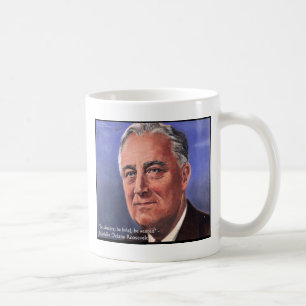 FDR (Roosevelt) "Be Brief" Wisdom Quote Gifts Coffee Mug