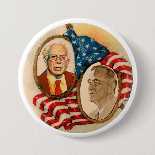 FDR wants Bernie Sanders in 2016 7.5 Cm Round Badge