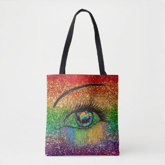 FD's Fabulous Pride Collection- Flag w/Eye 53086FE Tote Bag