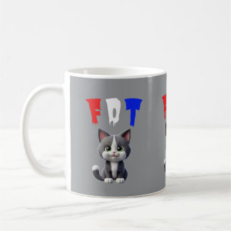 FDT LITTLE KITTY STATEMENT COFFEE MUG