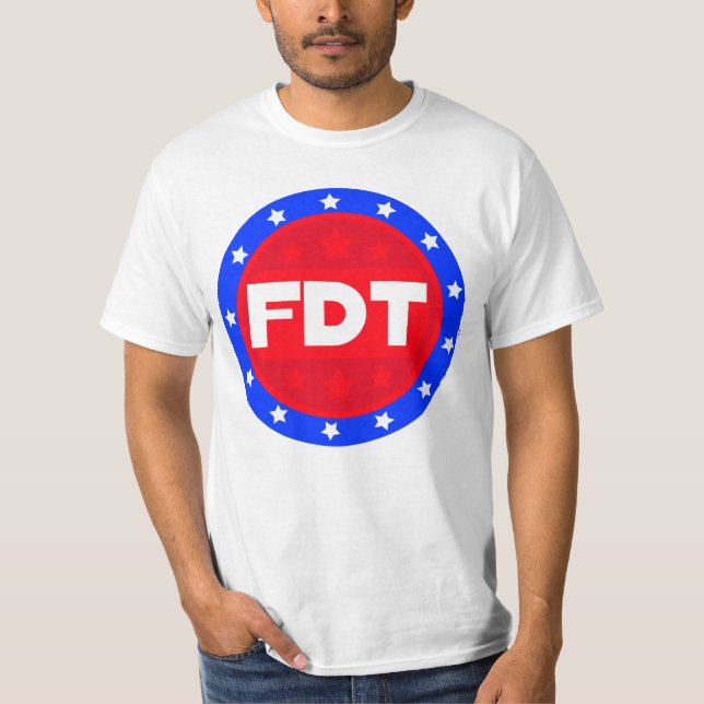FDT | Red, White & Blue Bold Statement Shirt (Front)