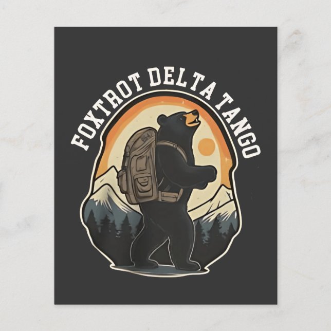 FDT Resist Bear Foxtrot Delta Tango (Front)