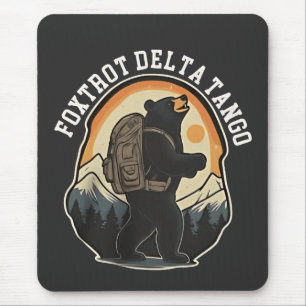 FDT Resist Bear Foxtrot Delta Tango Mouse Mat