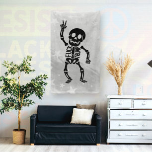 FDT Trump Funny Anti Trump Skeleton Banner