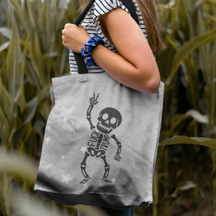 FDT Trump Funny Anti Trump Skeleton Tote Bag