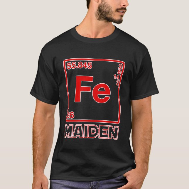 Fe Maiden Iron Element Fe Parody T-Shirt (Front)
