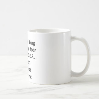 fear aerobics instructor coffee mug