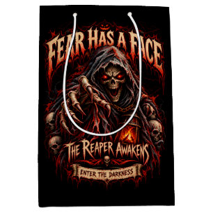 Fear Has A Face Grim Reaper Gift Bag