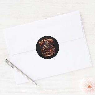 Fear Has A Face Grim Reaper Seal Sticker