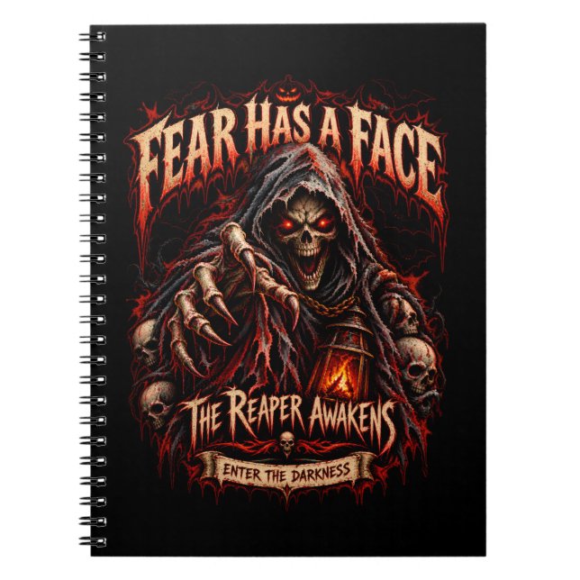 Fear Has A Face Reaper Notebook (Front)
