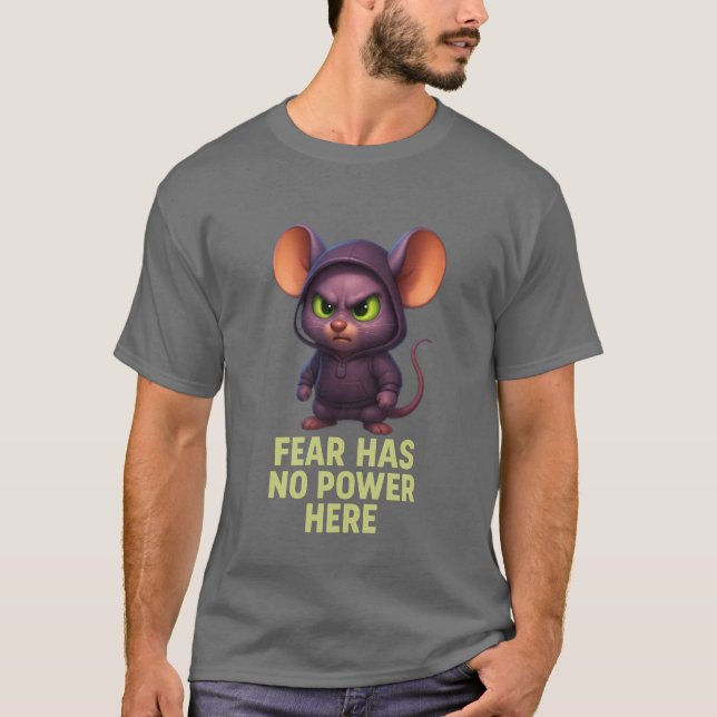 Fear Has No Power – 3D Monster Design Tee (Front)