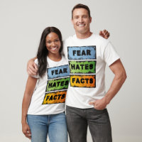 Fear Hates Facts | 12 Step Recovery Funny Slogan