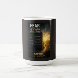 Fear Is the Main Wall Keeping You from Your Goals Coffee Mug