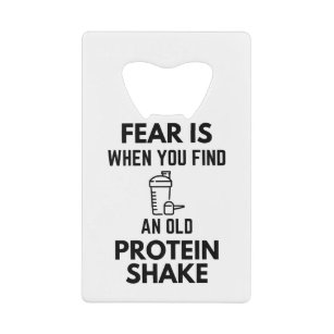 Fear Is When You Find An Old Protein Shake Gym Hum