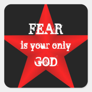 Fear is Your Only God Sticker