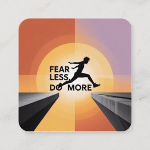 Fear Less, Do More Enclosure Card