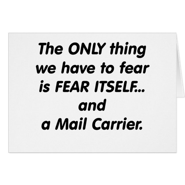 Fear Mail Carrier (Front Horizontal)