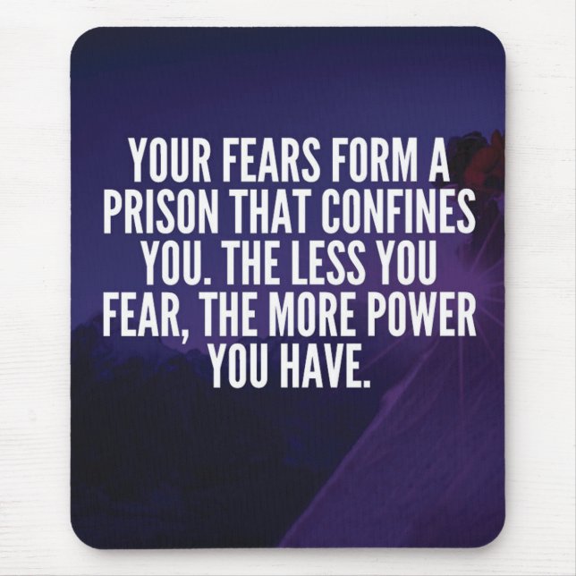 FEAR - Motivational Mouse Mat (Front)