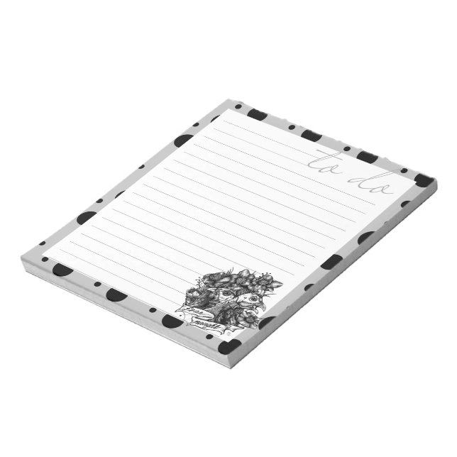 FEAR NAUGHT: Guinea Tattoo Art Notepad (Rotated)