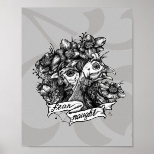 FEAR NAUGHT: Guinea Tattoo Art with background Poster