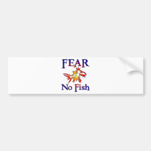 FEAR NO FISH BUMPER STICKER