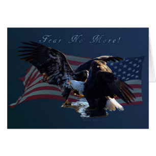 "Fear No More!" Eagle/US Flag Gift