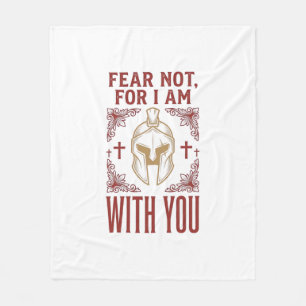 Fear Not Christian Warrior Vintage T-Shirt_1 Fleece Blanket