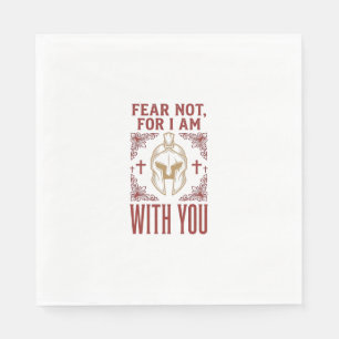 Fear Not Christian Warrior Vintage T-Shirt_1 Napkin