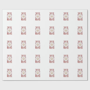 Fear Not Christian Warrior Vintage T-Shirt_1 Wrapping Paper