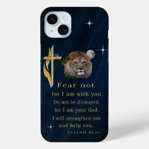 Fear not for I am with thee iPhone 15 Mini Case