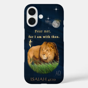 Fear Not for I am with thee iPhone 16 Case
