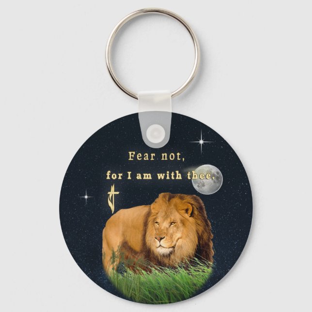Fear Not for I am with thee Key Ring (Front)