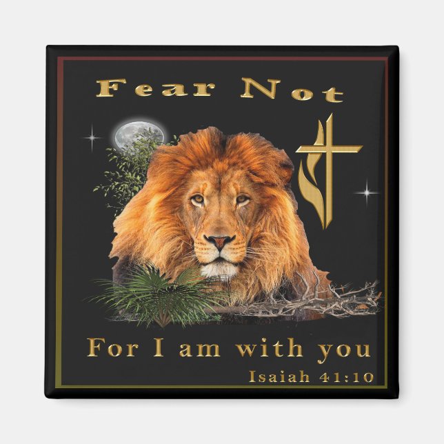 Fear not for I am with thee Magnet (Front)