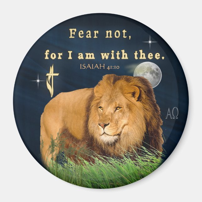 Fear not for I am with Thee Magnet (Front)